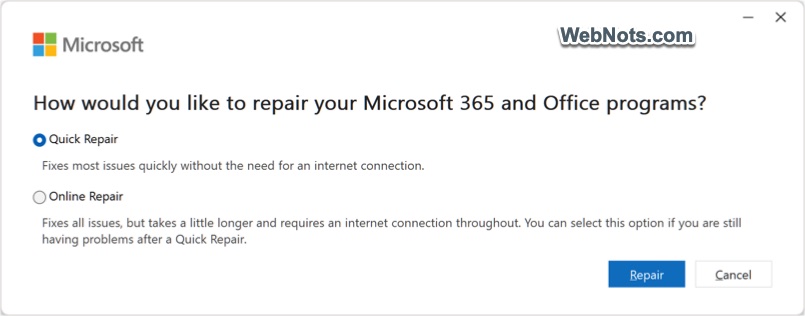 Repair Word Document