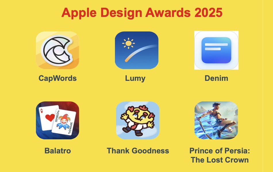 Apple Design Awards 2025