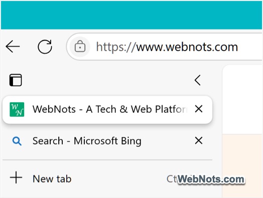 Edge Vertical Tabs
