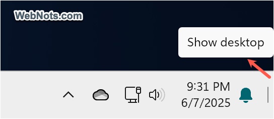 How to Quickly Minimize All Apps in Windows 11? – WebNots