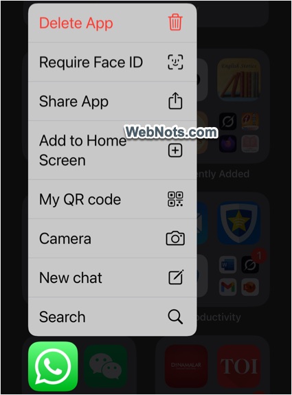 App Shortcuts