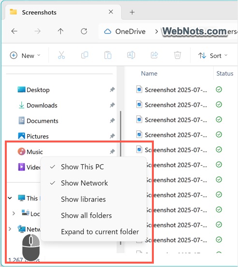 Cleanup Navigation Pane