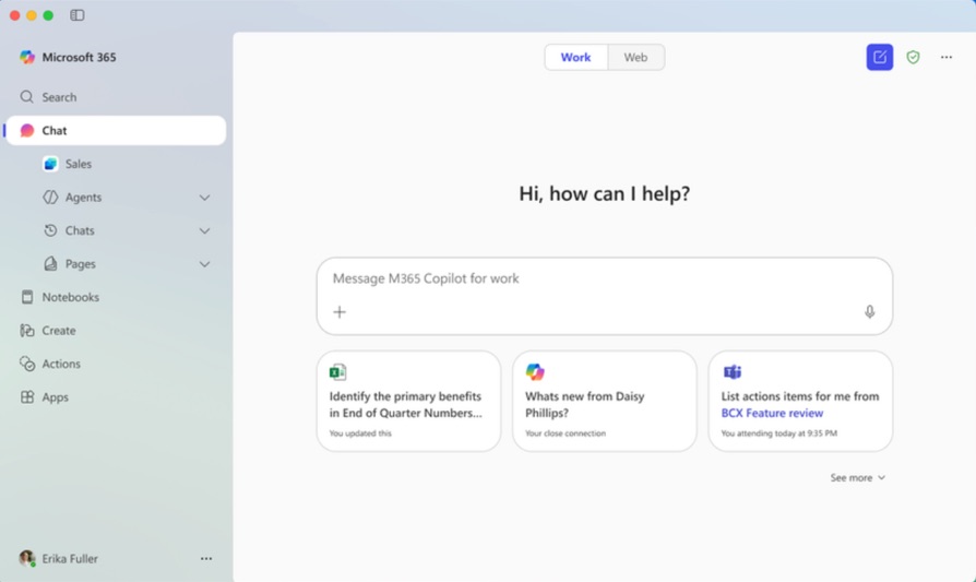 Microsoft 365 Copilot App for Mac