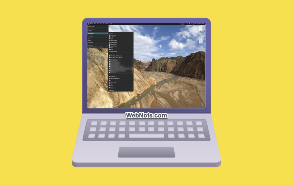Remove Recent Items in Mac