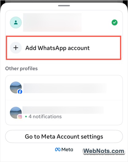 Add Second WhatsApp Account in iPhone