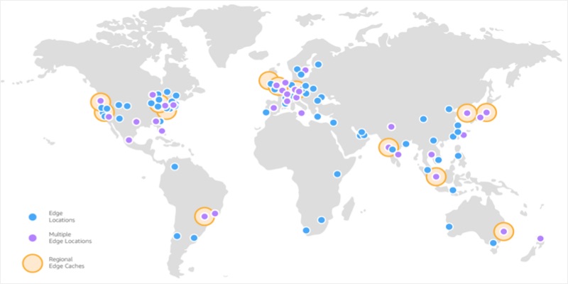 Amazon Cloudfront Map