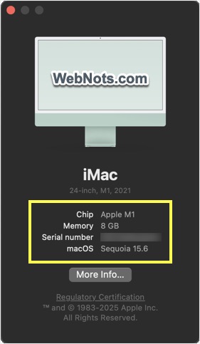 Check Chip and macOS Version