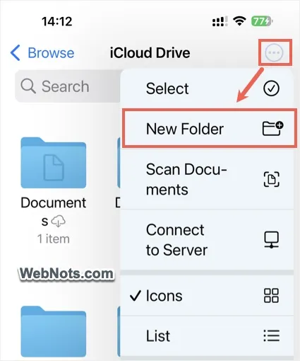 Create New Empty Folder