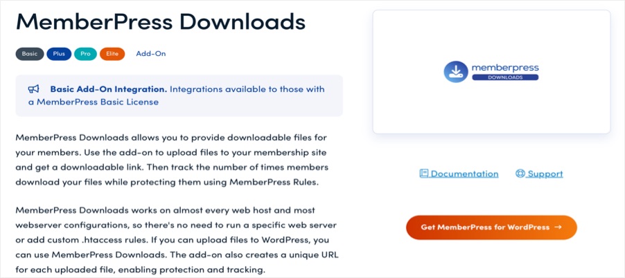 MemberPress Downloads Add-on