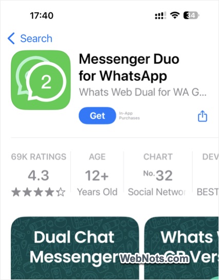 Messenger Duo App