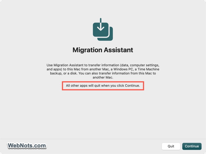 Migration Assistant App