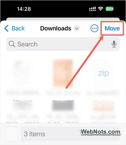 Move Files to Folder