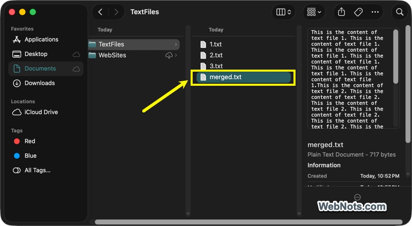 New Merged File Created