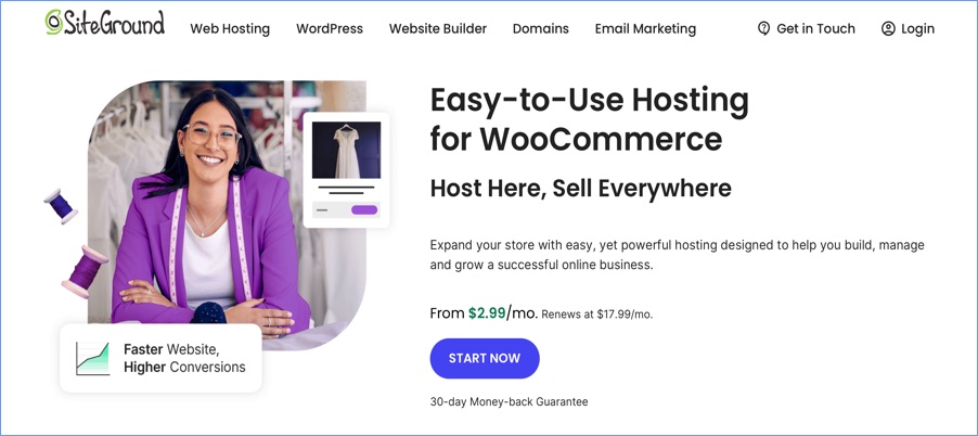 SiteGround WooCommerce Hosting