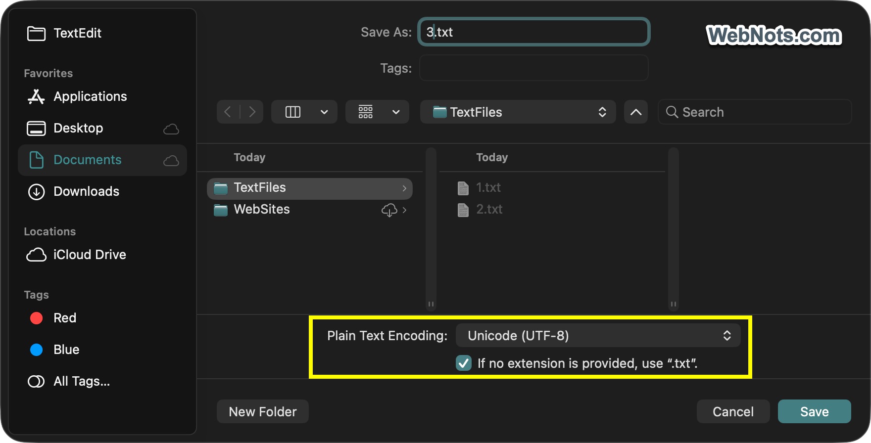 Use UTF File Encoding on Mac