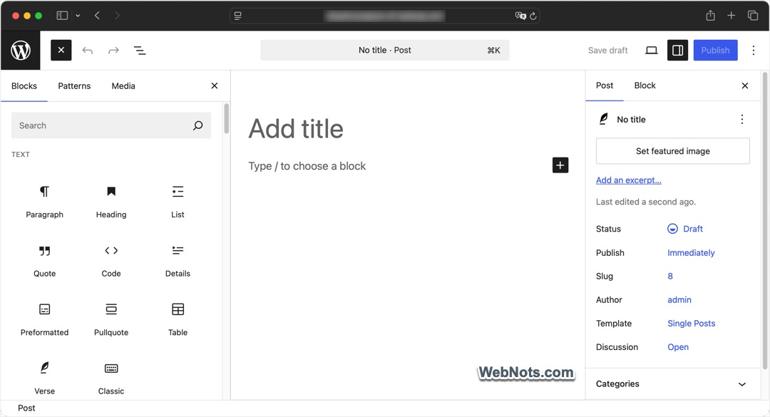 WordPress Gutenberg Editor