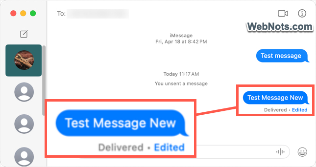 Message Edited