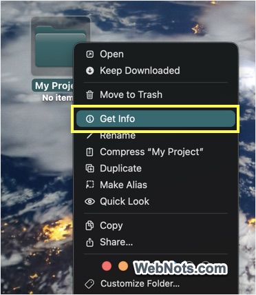 Open Folder Info