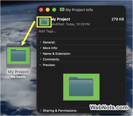 Paste Custom Icon