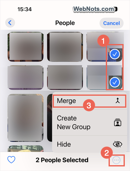 Select and Merge People