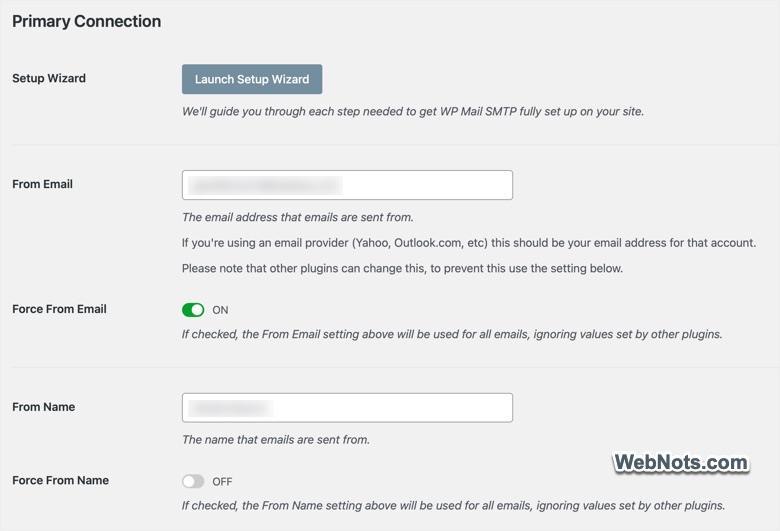 Set From Email and Name in WP Mail SMTP