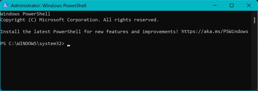 Windows PowerShell
