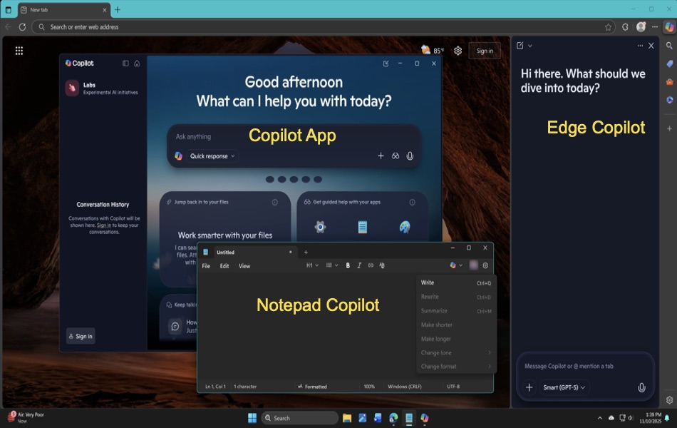 AI Overload in Windows 11