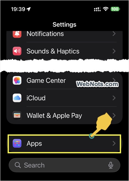 Apps Settings