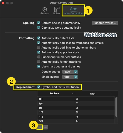 Add Symbol Shortcut Replacement