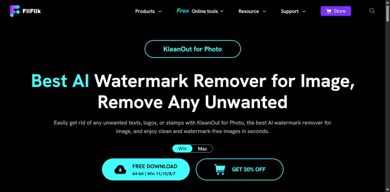 FliFlik Watermark Remover