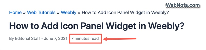 Read Time Text Changed