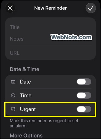 Set Task Urgent