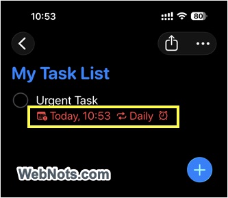 Task is Overdue