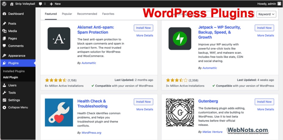 WordPress Plugins