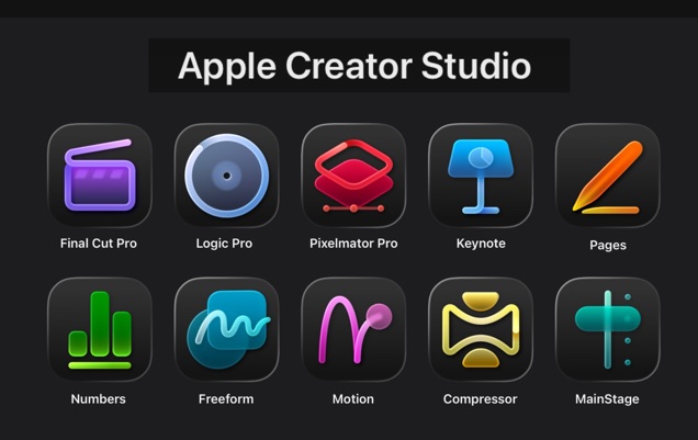 Apple Creator Studio Apps