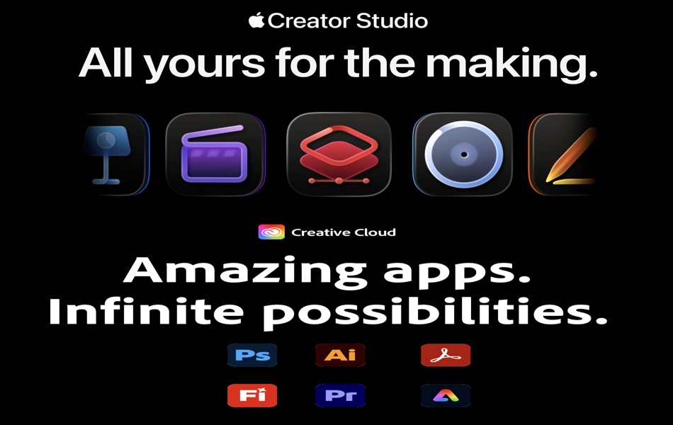 Apple Creator Studio Vs Adobe Creative Cloud