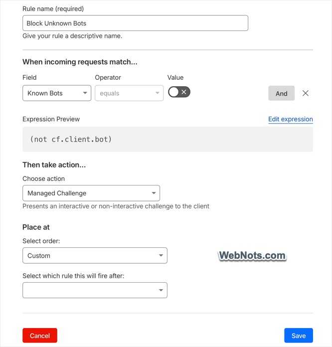 Block Known Bots in Cloudflare