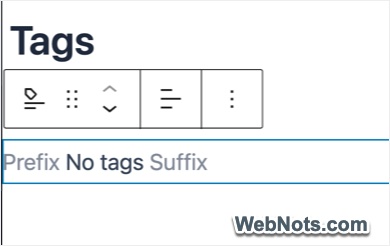 Change Prefix for Tags