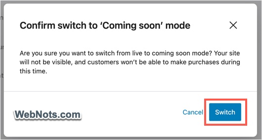 Confirm Changes