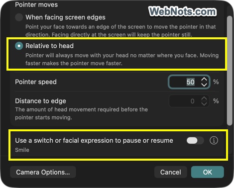 Enable Facial Expression to Track