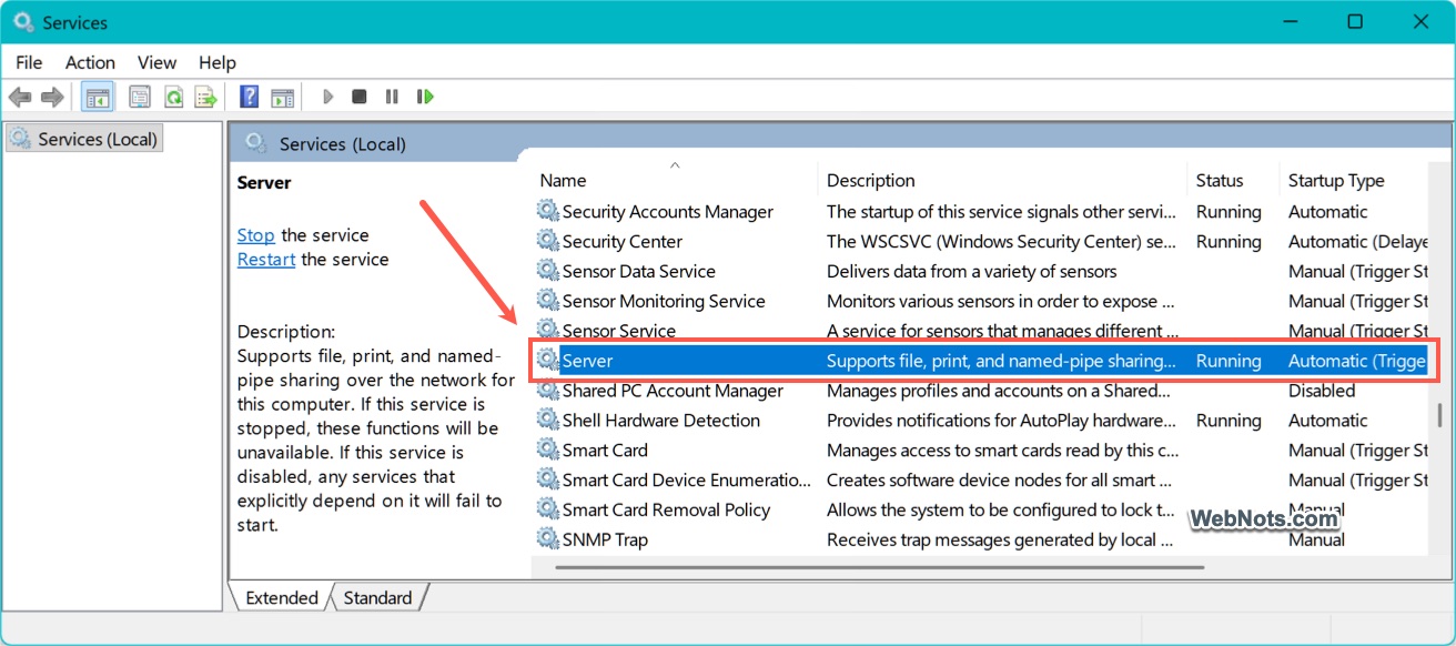 Open Server Services