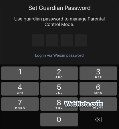 Set Passcode