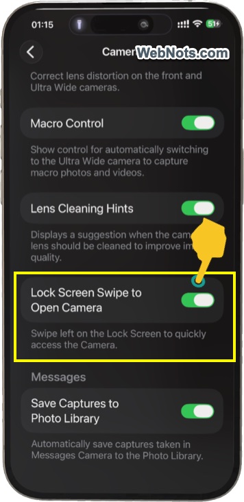Turn Off Lock Screen Swipe