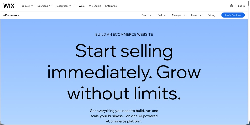 Wix eCommerce