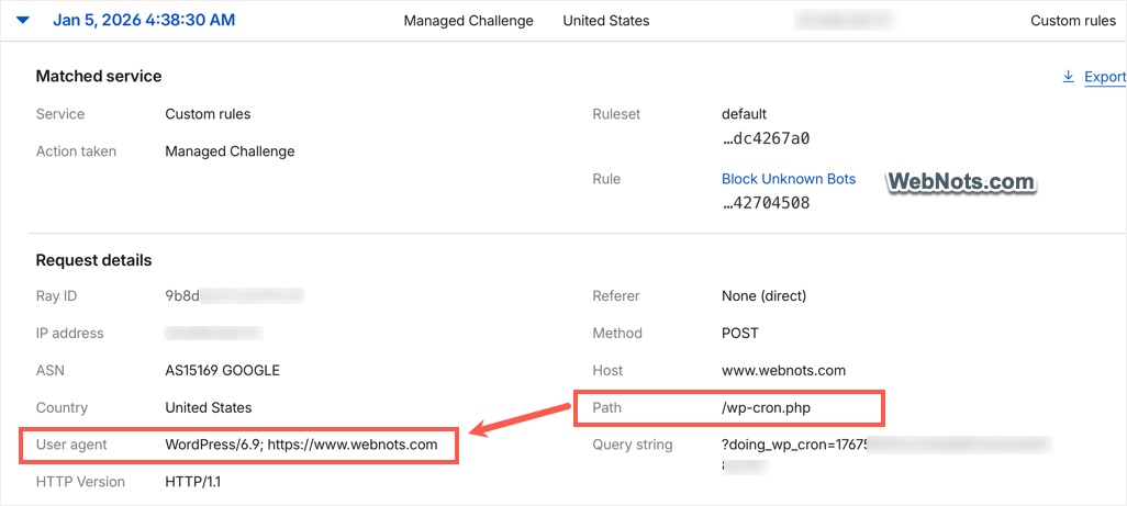 WordPress WP Cron Blocked by Cloudflare