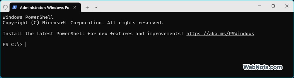 Windows PowerShell Interface