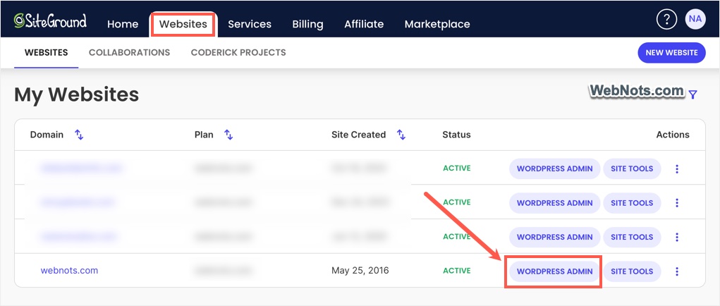 WordPress Admin Option