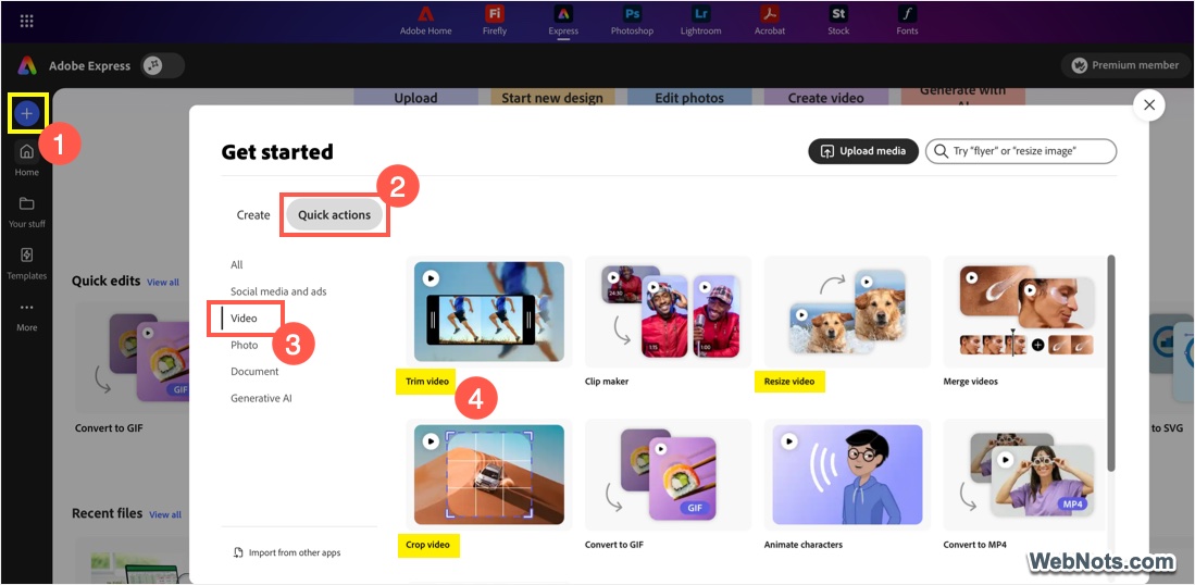 Adobe Express Video Tools