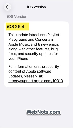 Check iOS Version