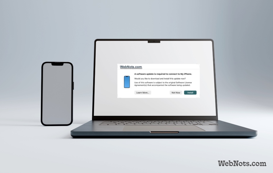 Fix Software Update Required When Connecting iPhone to Mac